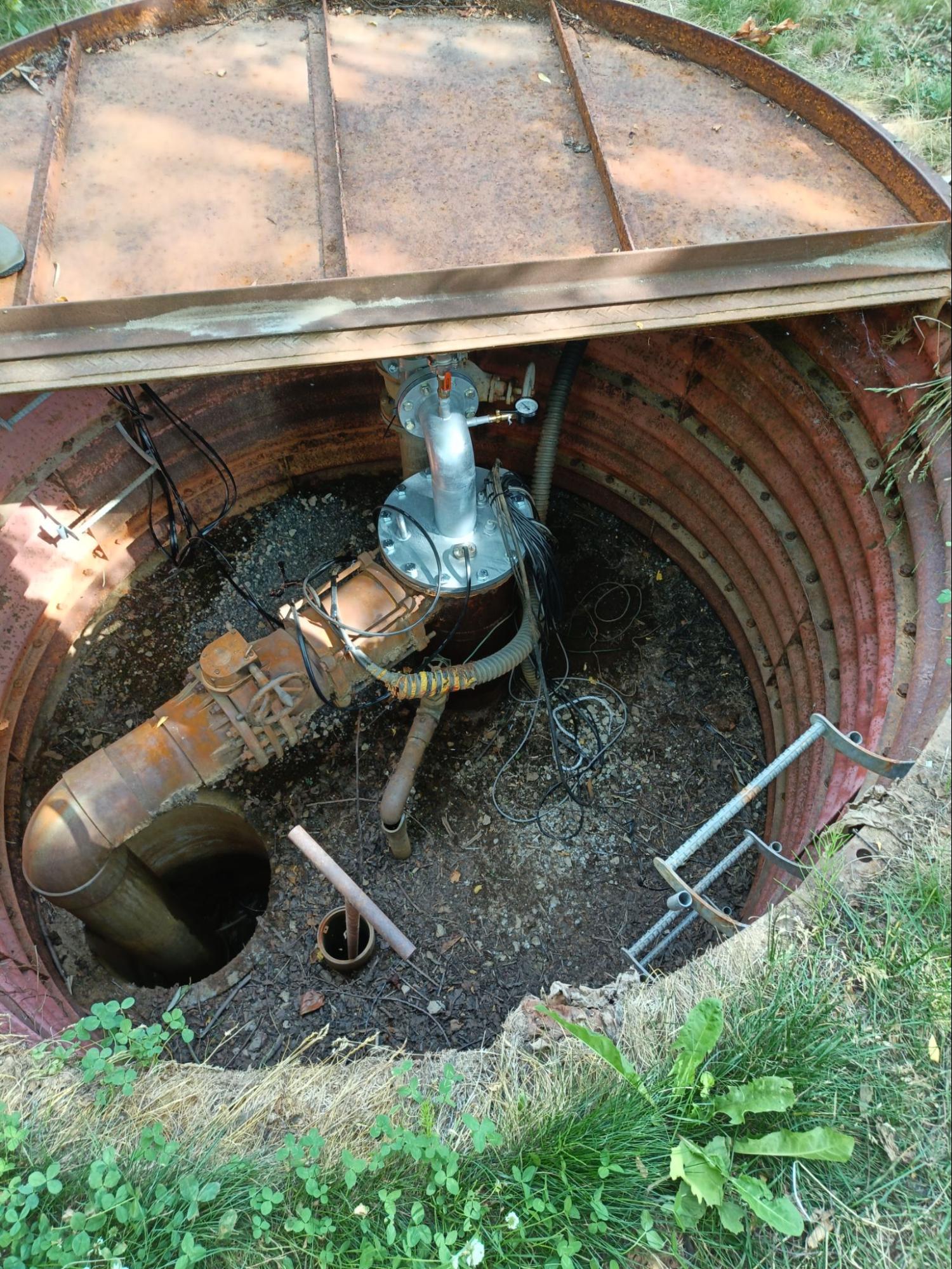 泉川の自噴井戸から地下の構造を考える